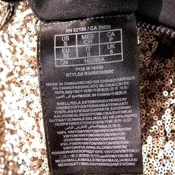 G By Guess New Gold Sequin Bodycon Christmas Holiday Mini Dress - Picture 4 of 8